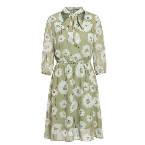 Bow print tie A-line skirt - ROUTINE FASHION